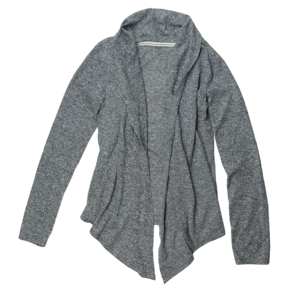 Gray Wool Cardigan