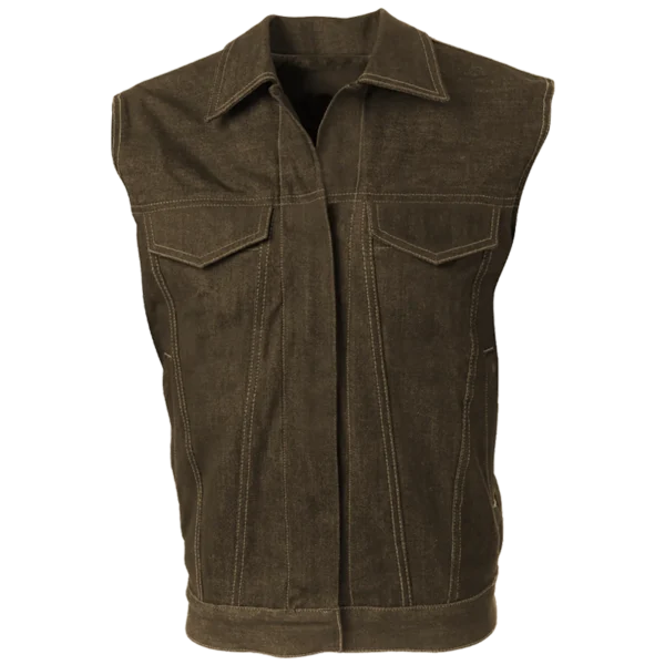 Jeans Vest Brown